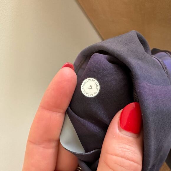 Lululemon In Movement Tight 25" Brushed Lunar Purple Intergalactic 4 $108 - Picture 6 of 8